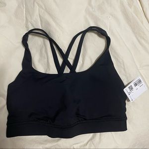 Black Lululemon Energy Bra sz 6 NWT
